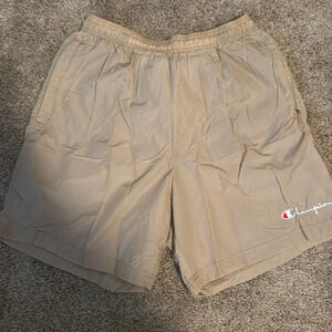 Men’s Large Tan Nylon Champion Shorts
